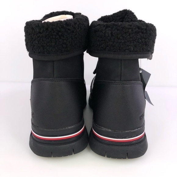 Tommy Hilfiger Men's Idan Black Multi Lace Up Boot 8.5M - Picture 6 of 10